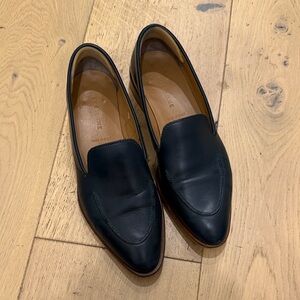 Everlane Green Leather Modern Loafers